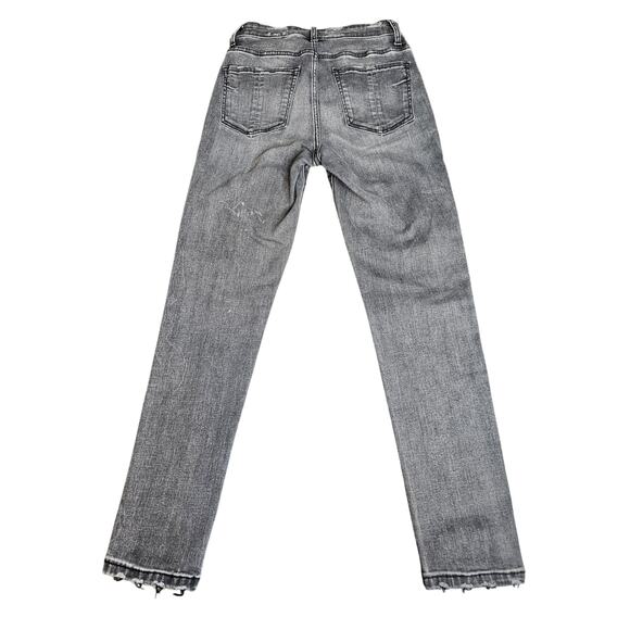 BKE Parker Universal Fit High Rise Ankle Skinny Jeans Women's Sz 25 Faded Black - Picture 2 of 5